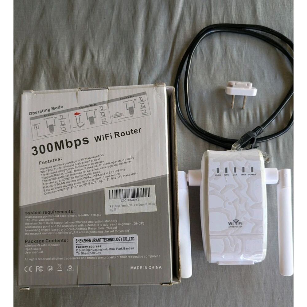 300 Mbps Wireless Wifi AP / Router Booster Extender Model U5 Travel Size